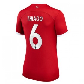 Liverpool 2023-24 Thiago 6 Dame Hjemmedrakt Kortermet